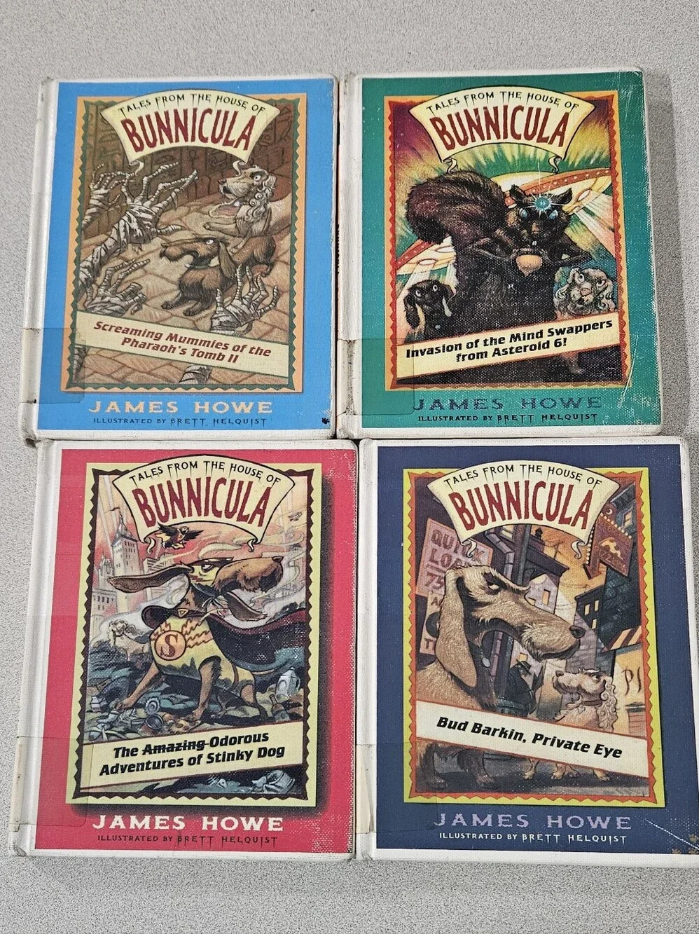 Tales from the House of Bunnicula Book Set by James Howe - Multicolor Covers